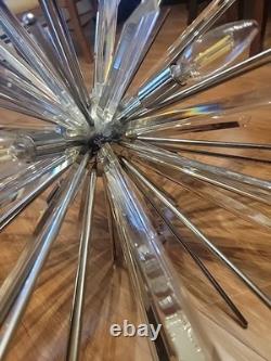 Chandelier murano glass triedo sputnik Vintage style Venini style Gorgeous