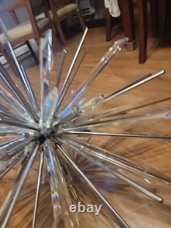 Chandelier murano glass triedo sputnik Vintage style Venini style Gorgeous