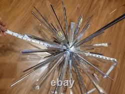 Chandelier murano glass triedo sputnik Vintage style Venini style Gorgeous