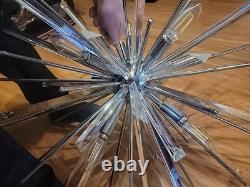 Chandelier murano glass triedo sputnik Vintage style Venini style Gorgeous