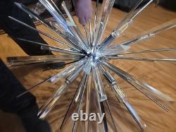 Chandelier murano glass triedo sputnik Vintage style Venini style Gorgeous