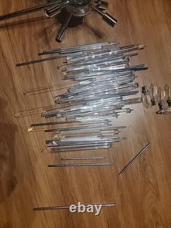 Chandelier murano glass triedo sputnik Vintage style Venini style Gorgeous