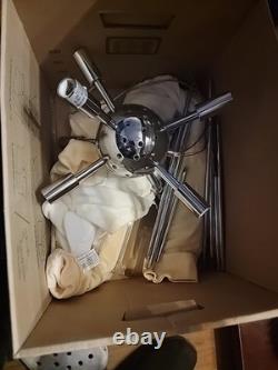 Chandelier murano glass triedo sputnik Vintage style Venini style Gorgeous