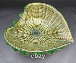 Cordonato d'oroMCM vintage MURANO glass ash tray Borovier Toso