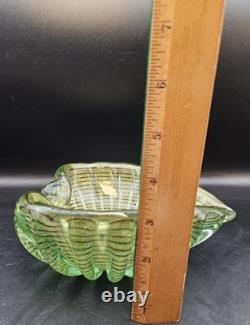 Cordonato d'oroMCM vintage MURANO glass ash tray Borovier Toso