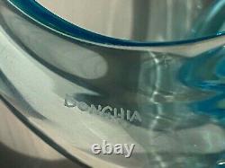 Donghia Italy Vintage Art Glass Murano Post Modern Sculptural Ying Yang Vase