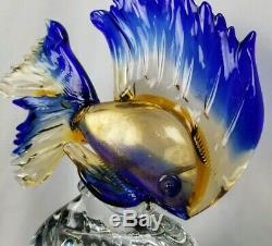 Exceptional Vintage Italian Murano Art Glass Fish