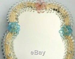 Exquisite Vintage Venetian Murano Glass Table / Wall Mirror