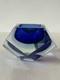 FLAVIO POLI ANTIQUE ITALIAN MODERN ART MURANO GLASS ASHTRAY VINTAGE ITALY 1950s