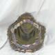 Genuine Vintage Murano Italy Iridescent Art Glass Leaf Bowl Dish