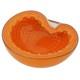 GlassOfVenice Vintage Murano Glass Bullicante Leaf Bowl Orange