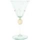 GlassOfVenice Vintage Murano Glass Cenedese Wine Glass Cocktail Goblet Gold an