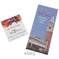 GlassOfVenice Vintage Murano Glass Cenedese Wine Glass Cocktail Goblet Gold an