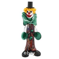 GlassOfVenice Vintage Murano Glass Clown With Cymbals