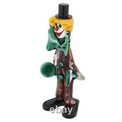 GlassOfVenice Vintage Murano Glass Clown With Cymbals