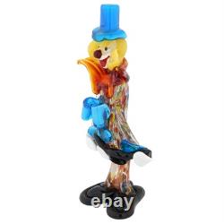 GlassOfVenice Vintage Murano Glass Clown With Guitar