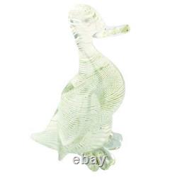 GlassOfVenice Vintage Murano Glass Filigrana Duck