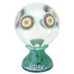 GlassOfVenice Vintage Murano Glass Millefiori Pedestal Paperweight Sculpture