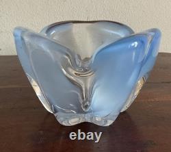 Gorgeous Vintage Murano Alabastro Glass Bowl Glows