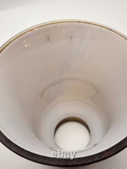 Gorgeous Vintage Murano Glass Art Nouveau Hand Blown Sconces Pair Amber