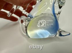 HTF Vintage V. Mason & C Murano Vaseline Glass Bunny 4 Stunning