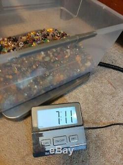 HUGE 7 LB + Lot Vintage Murano Millifori Crystal Glass Stone BEADS