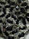 Htf Vintage Sterling Black & Clear Murano Faceted Glass Rosary Necklace 30