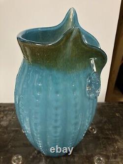 Huge GENUINE MURANO Glass OWL Vase? Retro Vintage Excellent Condition