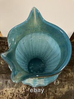 Huge GENUINE MURANO Glass OWL Vase? Retro Vintage Excellent Condition