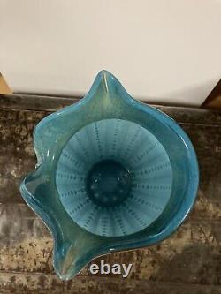 Huge GENUINE MURANO Glass OWL Vase? Retro Vintage Excellent Condition