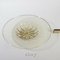 IMPORTANT vintage 1930 Cappellin Venini soffiato bowl Murano glass Pauly & Cia