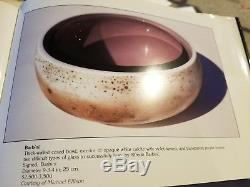 Important Vintage Published Murano Glass Bowl By Alfredo Barbini