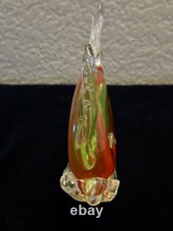 Italian Fish Cenedese Vintage Murano Glass Sculpture 5