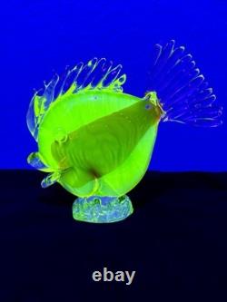 Italian Fish Cenedese Vintage Murano Glass Sculpture 5