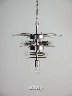 Italian vintage Murano chandelier Mazzega 23 rondini crystal glass