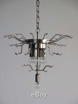 Italian vintage Murano chandelier Mazzega 41 rondini crystal glass