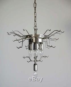Italian vintage Murano chandelier in the manner of Mazzega 41 glass petals