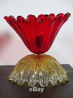 Italian vintage Murano glass abajour Barovier style