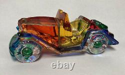Italy Murano Glass Multicolor? Automobile Car RARE COLOR VINTAGE COLLECTABLE