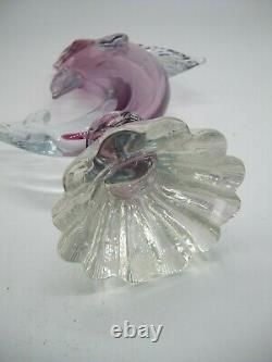 LARGE Vintage Murano Salviati sommerso glass fish marlin sculpture 10 STUNNING