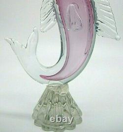 LARGE Vintage Murano Salviati sommerso glass fish marlin sculpture 10 STUNNING
