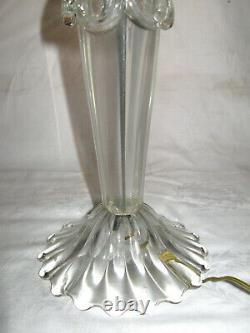 Lampe Ancienne En Verre De Murano-des Années 1950-vintage Murano Glass Lamp-n°3