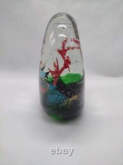 Large Vintage Murano  Glass Tropical Fish Aquarium Heavy Paperweight 7lb 6oz