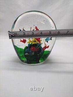 Large Vintage Murano  Glass Tropical Fish Aquarium Heavy Paperweight 7lb 6oz