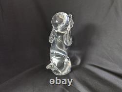 Licio Zanetti Murano Glass Puppy Dog 7 Made in Italy Artist Signed Vintage