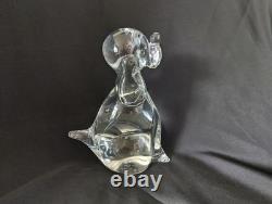 Licio Zanetti Murano Glass Puppy Dog 7 Made in Italy Artist Signed Vintage