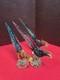 Lot Of 3 Vintage Murano Glass Pheasant Sculptures 10.5in Tall