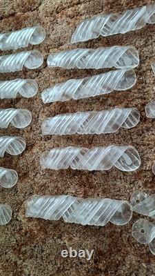 MCM Murano Glass Huge Rare 72 Mazzega Torciglione Chandelier Vintage Italian