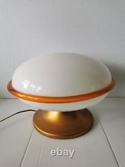 MCM Vintage Mazzega Table Lamp Large Murano Light Art Glass Mid Century Modern