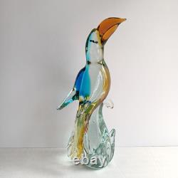 MURANO Glass Toucan Bird 12 Italy by Ann Primrose Vintage 1950's